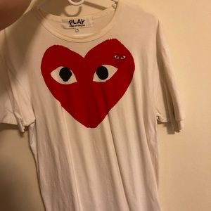 2 CDG play T-shirt